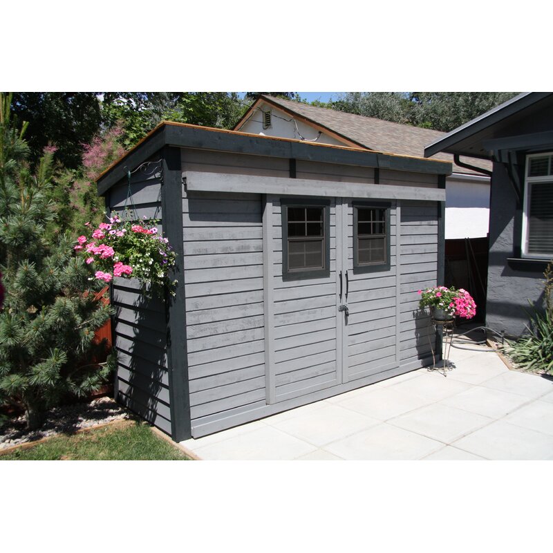 16x20 ft guest house storage shed with porch plans #p81620